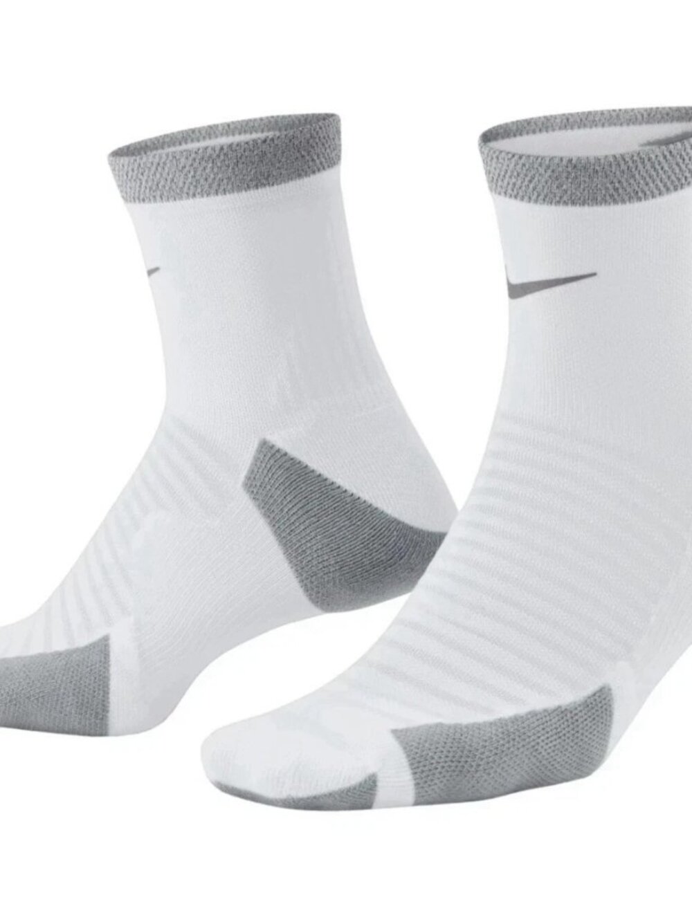 Nike Men's Womens Spark Cushioned Reflective Running Ankle Socks Large